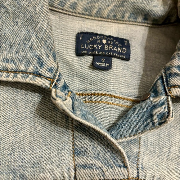 LUCKY BRAND Denim Jacket Size Small - Picture 2 of 6